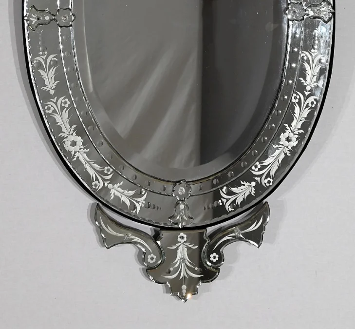 Miroir Ovale Vénitien - 1940