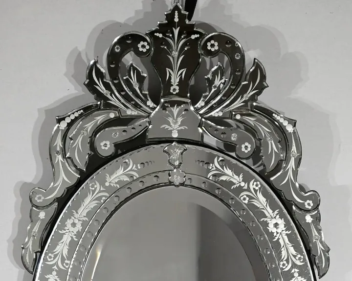 Miroir Ovale Vénitien - 1940