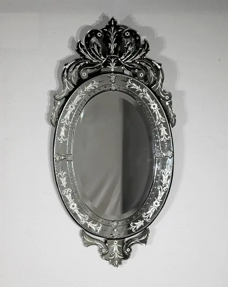 Miroir Ovale Vénitien - 1940