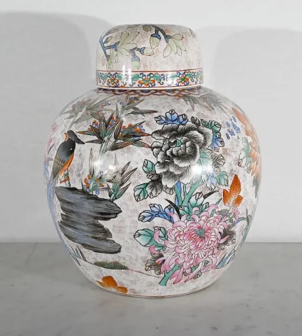 Important Pot à Couvercle, Chine - Début XXe