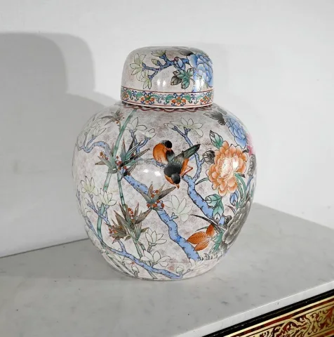 Important Pot à Couvercle, Chine - Début XXe