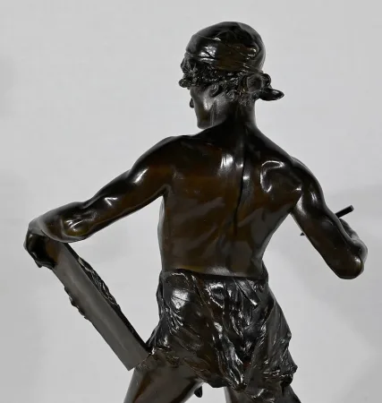 BRONZESTATUETTE von Edouard DROUOT