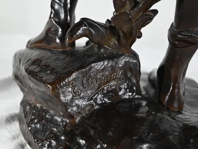 Important Bronze « Allégorie de la Poésie », d’ E. Drouot – 1900