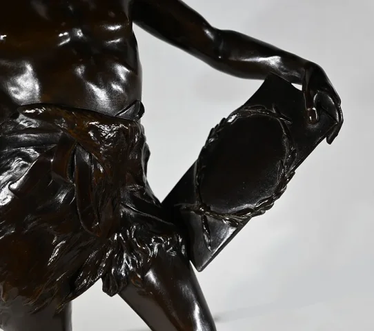 Important Bronze « Allégorie de la Poésie », d’ E. Drouot – 1900