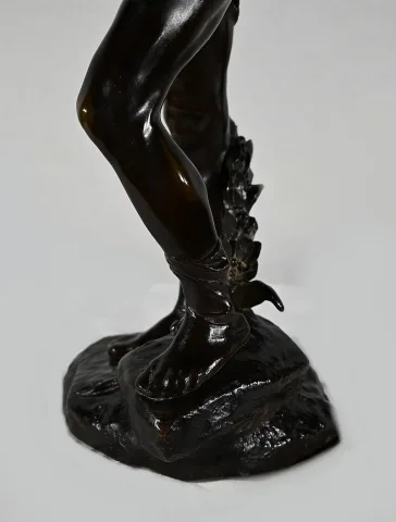 Important Bronze « Allégorie de la Poésie », d’ E. Drouot – 1900