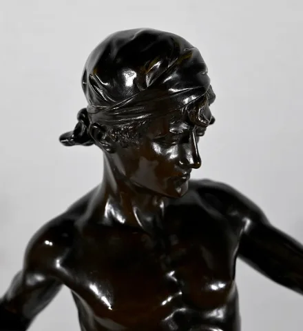 Important Bronze « Allégorie de la Poésie », d’ E. Drouot – 1900