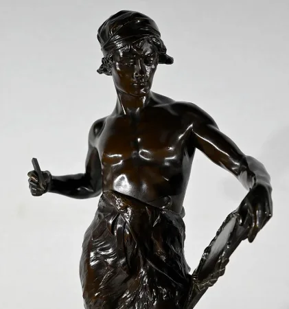 BRONZESTATUETTE von Edouard DROUOT