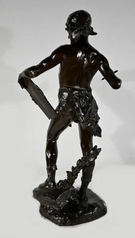Important Bronze « Allégorie de la Poésie », d’ E. Drouot – 1900