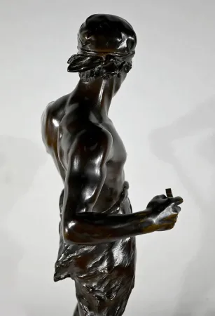 BRONZESTATUETTE von Edouard DROUOT
