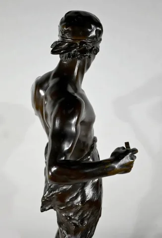 Important Bronze « Allégorie de la Poésie », d’ E. Drouot – 1900