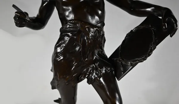 BRONZESTATUETTE von Edouard DROUOT