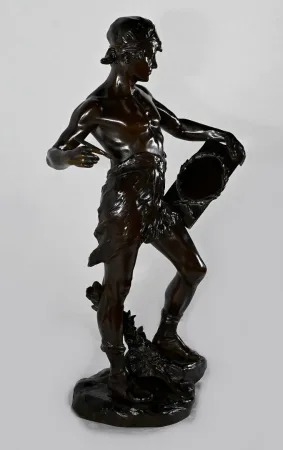 BRONZESTATUETTE von Edouard DROUOT