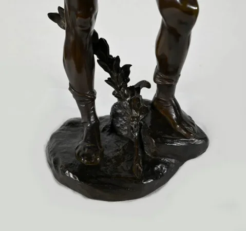 BRONZESTATUETTE von Edouard DROUOT