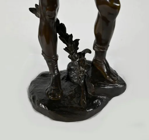 Important Bronze « Allégorie de la Poésie », d’ E. Drouot – 1900