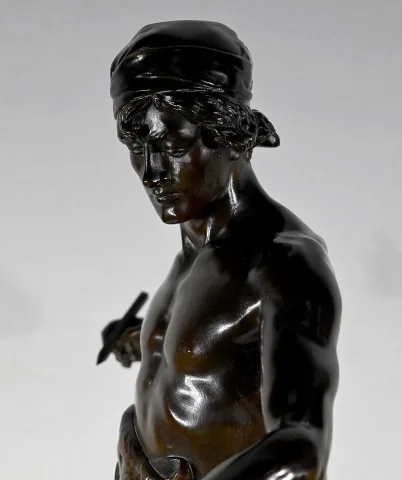 Important Bronze « Allégorie de la Poésie », d’ E. Drouot – 1900