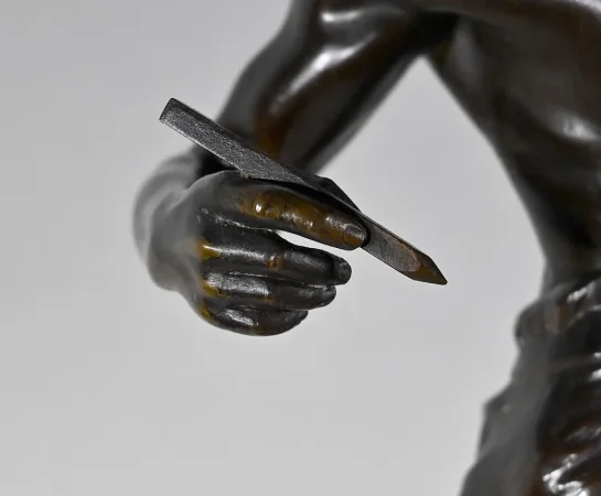 BRONZESTATUETTE von Edouard DROUOT