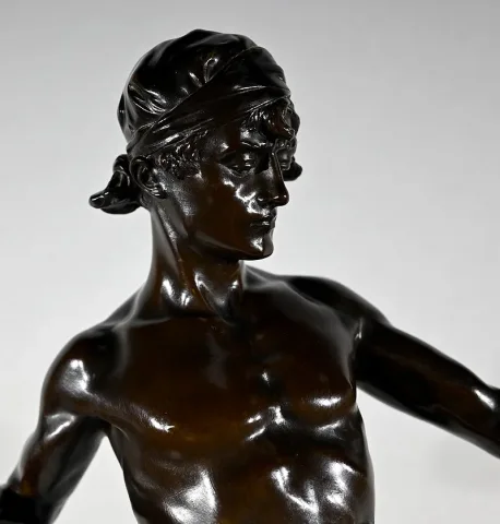 Important Bronze « Allégorie de la Poésie », d’ E. Drouot – 1900