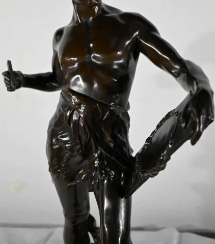 Important Bronze « Allégorie de la Poésie », d’ E. Drouot – 1900