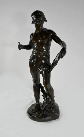 BRONZESTATUETTE von Edouard DROUOT