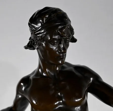 BRONZESTATUETTE von Edouard DROUOT