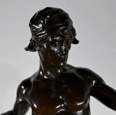 Important Bronze « Allégorie de la Poésie », d’ E. Drouot – 1900