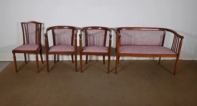 Ensemble de Salon en Hêtre massif, Art déco  – 1940