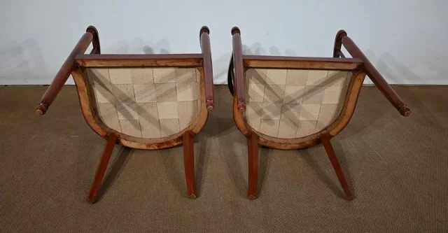 Ensemble de Salon en Hêtre massif, Art déco  – 1940