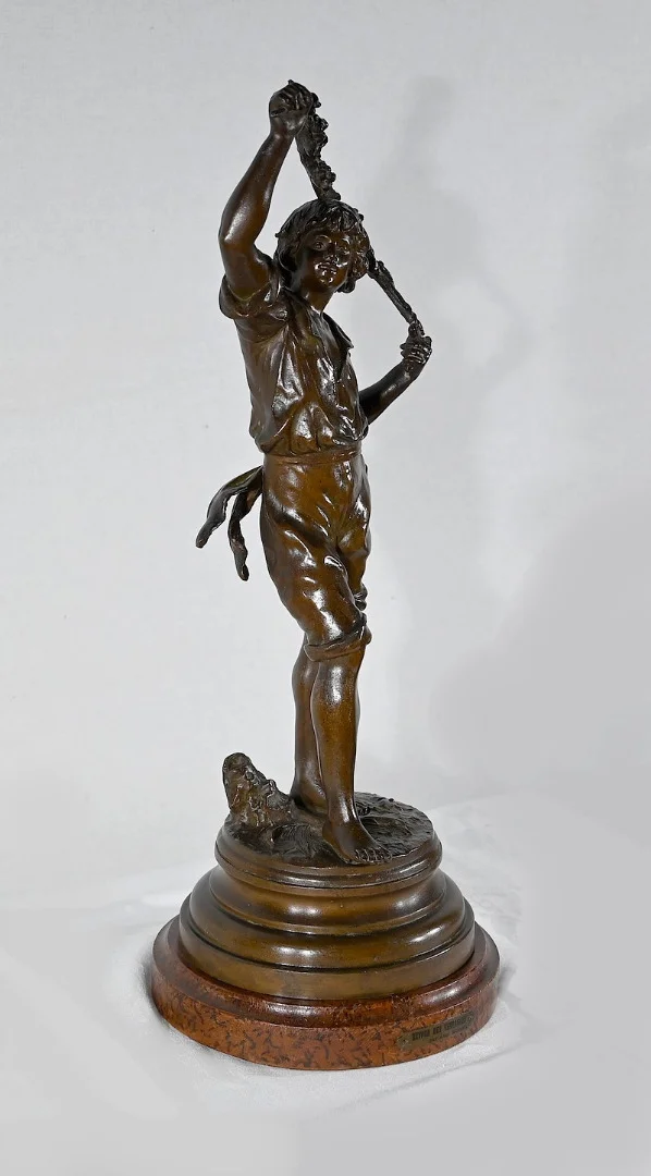 ESTATUILLA SPELTER de AUGUSTO MOREAU