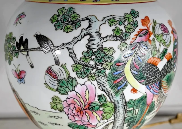 Importante Lampe en Porcelaine de Chine – 1960