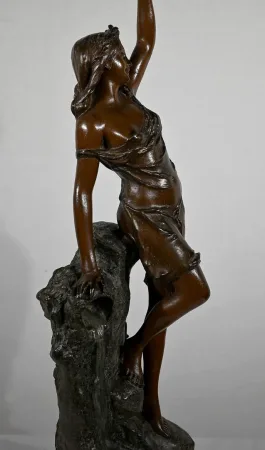 SPELTER STATUETTE by L. HOTT