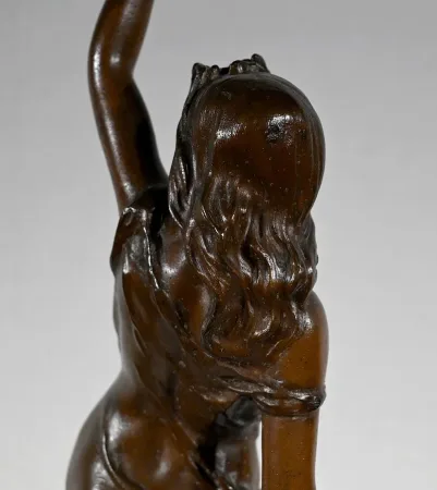 SPELTER STATUETTE by L. HOTT