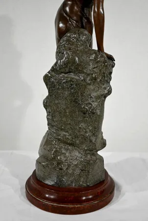 SPELTER STATUETTE by L. HOTT