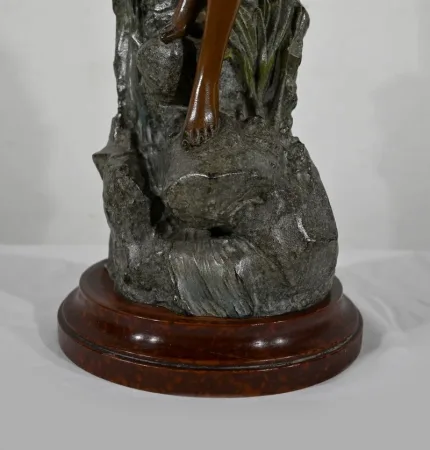 SPELTER STATUETTE by L. HOTT