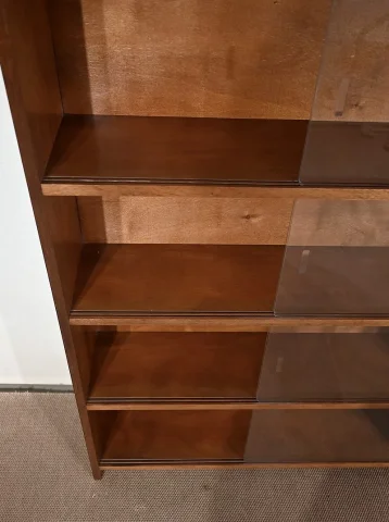 Bibliothèque vitrée par D. Rozaffy - 1960