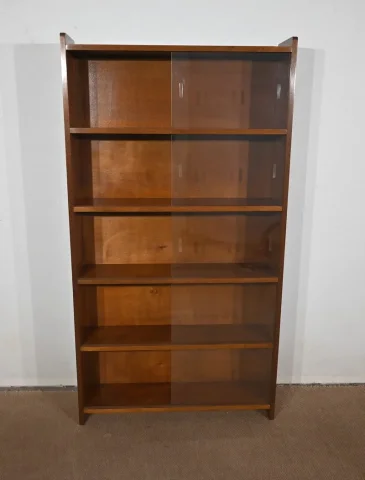Bibliothèque vitrée par D. Rozaffy - 1960