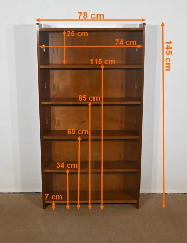 Bibliothèque vitrée par D. Rozaffy - 1960