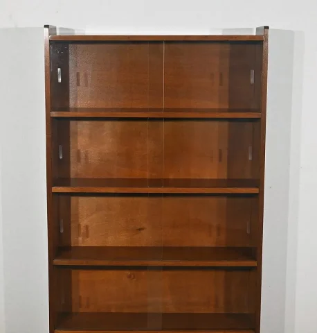 Bibliothèque vitrée par D. Rozaffy - 1960