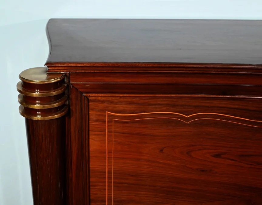 Enfilade 5 portes en Palissandre de Rio, attribuée à J.Leleu, Art Deco – 1940