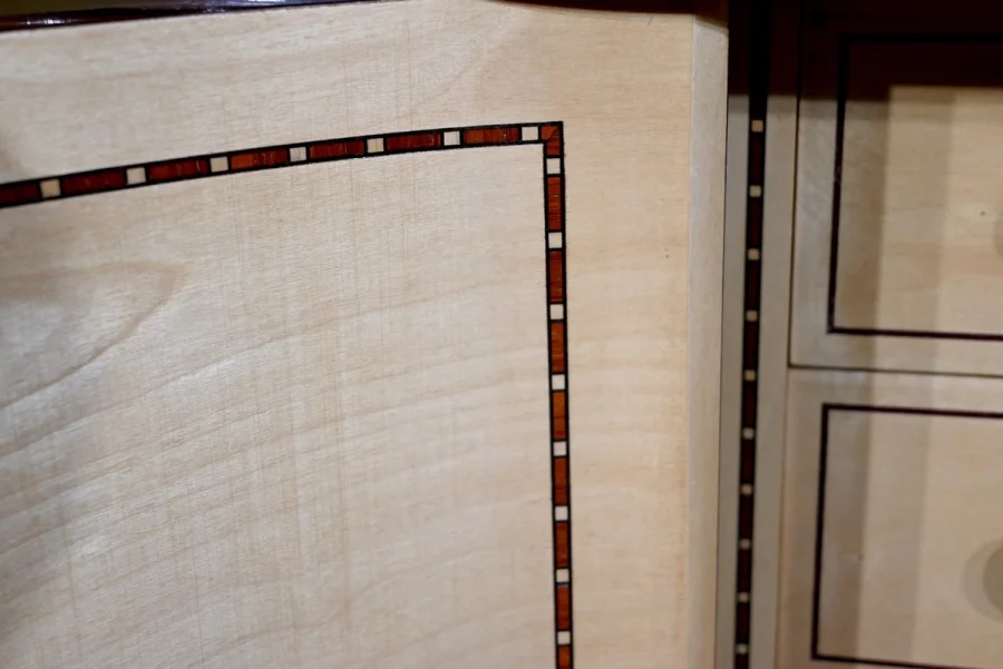 Enfilade 5 portes en Palissandre de Rio, attribuée à J.Leleu, Art Deco – 1940