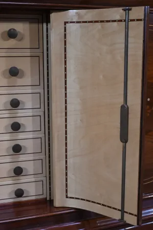 Enfilade 5 portes en Palissandre de Rio, attribuée à J.Leleu, Art Deco – 1940