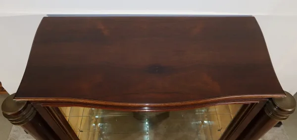 Meuble Vitrine en Palissandre de Rio, attribué à J. Leleu, Art Déco – 1940