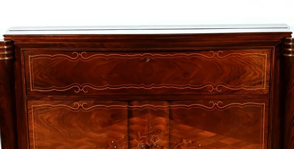 Buffet Bar en Palissandre de Rio, attribué à J.Leleu, Art Déco – 1940