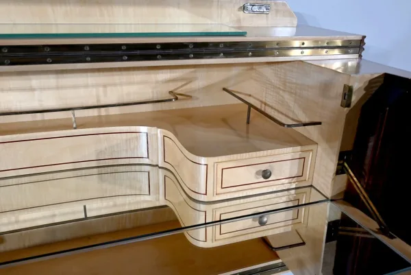 Buffet Bar en Palissandre de Rio, attribué à J.Leleu, Art Déco – 1940