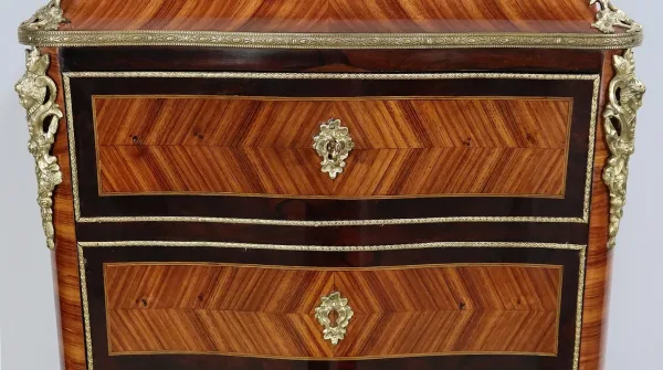 Secrétaire Semainier en Bois Précieux, époque Napoléon III – Milieu XIXe
