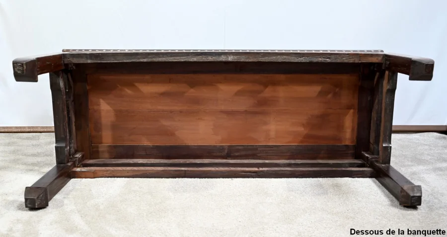 Petite Banquette Indochinoise en Palissandre – Fin XIXe