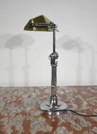 Lampe de Bureau en Métal, d’après le modèle Pirouett’, Art déco  – 1930