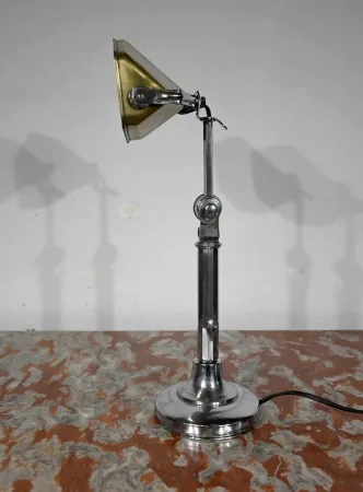 Lampe de Bureau en Métal, d’après le modèle Pirouett’, Art déco  – 1930