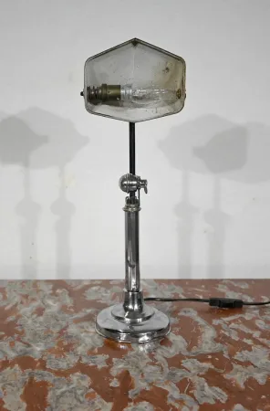 Lampe de Bureau en Métal, d’après le modèle Pirouett’, Art déco  – 1930