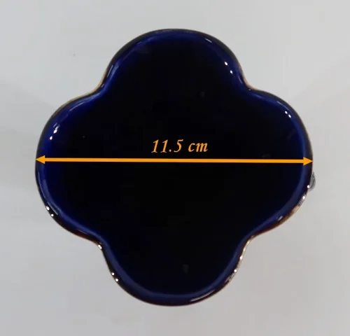 Vase en Faïence Bleu Nuit, « Fives Lille » - Début XXe
