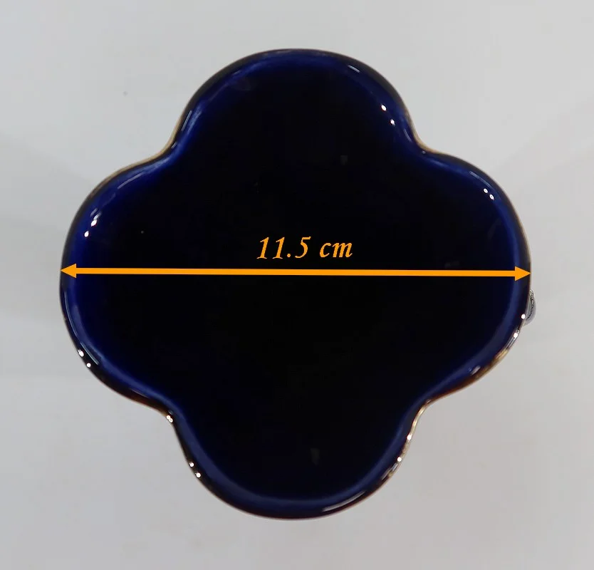 Vase en Faïence Bleu Nuit, « Fives Lille » - Début XXe